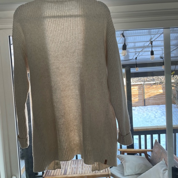 Ten Tree Women's Oversized Long Wool Cardigan - Picture 8 of 10